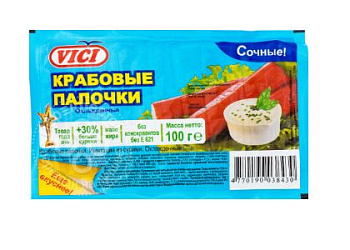 Крабовые палочки VICI 100г 