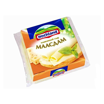 Сыр HOCHLAND плавленный Маасдам  150г 45% Продукт без ЗМЖ