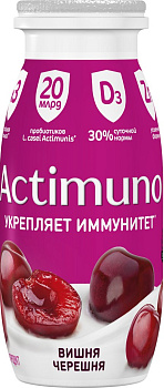Напиток  Актимуно Вишня-Черешня 1,5% 95г Продукт без ЗМЖ
