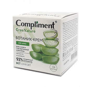 Крем-Бальзам  Ботаник Алоэ для норм. и смеш. кожи 50 мл