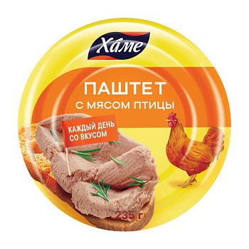Паштет HAME с мясом птицы 235г  ж/б