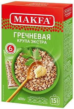 Крупа гречневая МАКФА б/п (5*80г) 400г