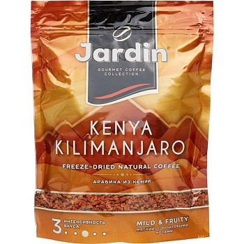 Кофе JARDIN Кения Килиманджаро растворимый сублим 75г м/у