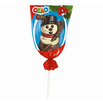 Шоколад фигурный на палочке OZMO FUN новогодний 23г