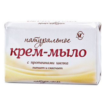 Крем-мыло Натуральное с протеином шелка 90г НК