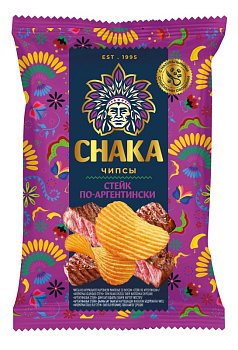Чипсы картофельные CHAKA Стейк по-аргентински 60г