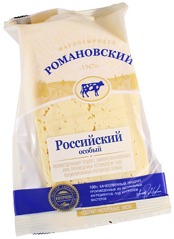 Молокосодержащий продукт Российский особый ТМ Романовский маслосыродел 175г