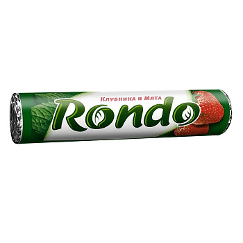 Конфеты Рондо Клубника-мята 30г