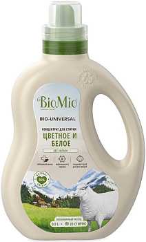Гель д/стирки BioMio Универсальный COLORS&WHITES 900 мл