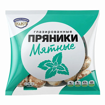 Пряники ПОЛЕТ мятные 300г