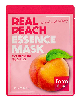 Маска тканевая Farmstay  Real Peach Essence Mask 23мл
