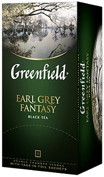 Чай GREENFIELD Earl Grey 50г (25пак*2г)