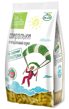 Макаронные изделия Ешь здорОво из амарантовой муки Спиральки 250г