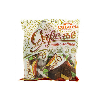 Конфеты суфелье СИБИРЬ Шоколадное 200г