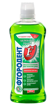 Ополаскиватель д/полости рта Фтордент Целебные травы 475 мл