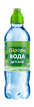 Вода GIPOPO детская питьевая н/г  0,33 л