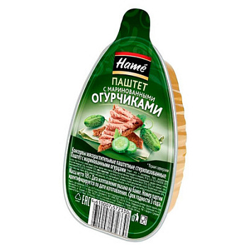Паштет HAME маринованные огурчики 105г  ж/б