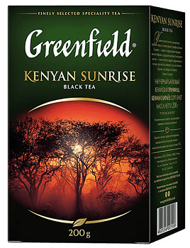 Чай GREENFIELD Kenyan Sunrise кр/лист 200г