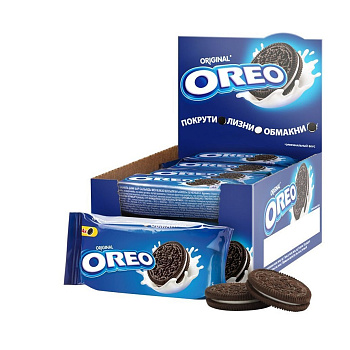 Печенье OREO с какао и начинкой ваниль 38г