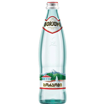 Вода минеральная BORJOMI 0,5л с/б