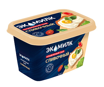 Сыр плавленый Экомилк ЖД 45% 350г ванна