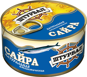 Сайра ШТУРВАЛ с д/м 185г ключ ж/б