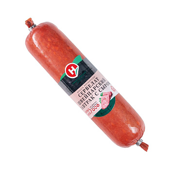 Сервелат п/к Швейцарский завтрак с сыром 350г Николаевский