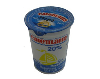 Сметана Молочный остров 20% 0,25л г.Чита Продукт без ЗМЖ