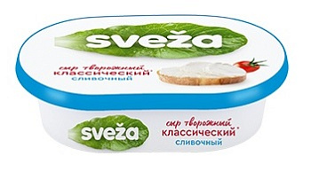 Сыр творожный Савушкин сливочный 60% 150г ванна Продукт без ЗМЖ