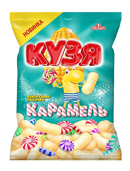 Палочки кукурузные Кузя Лакомкин Карамельный мусс 100г