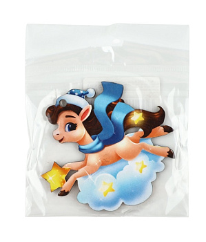 Елочное украшение "Лошадка и облако" 7,7*7,3см 10869102