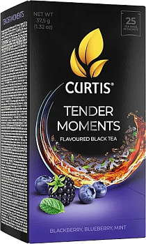 Чай CURTIS Tender Moments черный аромат (25пак*1,5) 37,5г
