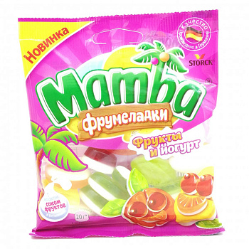 Мармелад жевательный STORK Мамба Фруктовый микс 72г