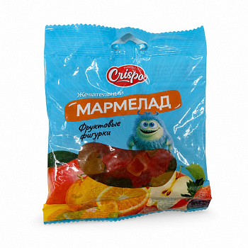 Мармелад жевательный CRISPO Фруктовые фигурки в форме медвежат 70г