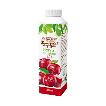 Йогурт ФП Вишня-черешня 2,5% 500г т/топ Продукт без ЗМЖ