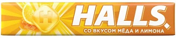 Леденцы HALLS Мед и Лимон 25г