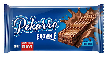 Вафли МОРОЗОВА Пеккаро Brownie 100г
