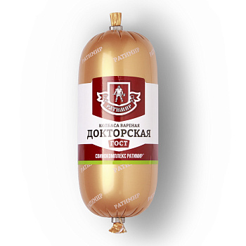 Колбаса РАТИМИР Докторская ГОСТ вар и/о 470г