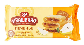 Печенье сдобное ИВАШКИНО груша 170г