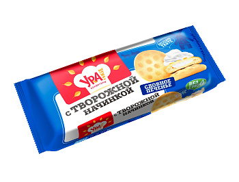Печенье УРА КОНДИТЕРЫ С творожной начинкой 240г