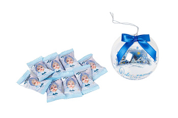 Конфеты АТАГ Новогодний подарок шар 80г