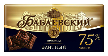 Шоколад БАБАЕВСКИЙ элитный 75г