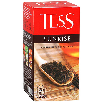 Чай TESS Санрайз черный 45г (25пак*1,8г)