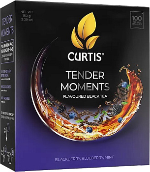 Чай CURTIS Tender Moments черный аромат (100пак*2) 50г