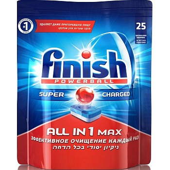 Таблетки д/ПММ FINISH PowerBall 25шт