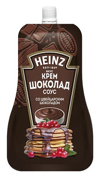Соус HEINZ Крем шоколад 200г дой-пак