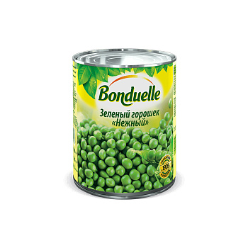 Горошек зеленый BONDUELLE 212мл ж/б