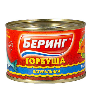 Горбуша БЕРИНГ натур 245г ж/б