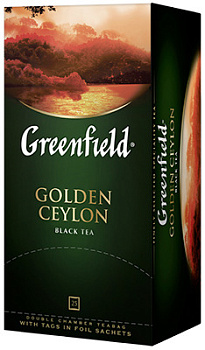 Чай GREENFIELD Golden Ceylon 50г (25пак*2г)