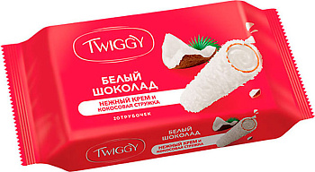 Конфеты  вафельные TWIGGYс  кокосом 185г